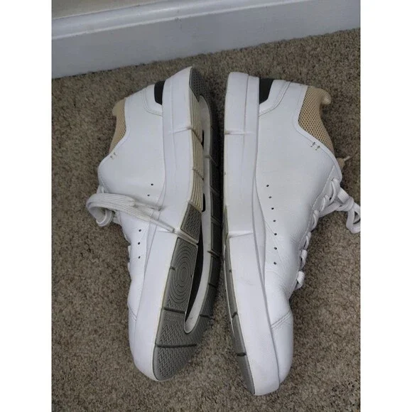 On Womens The Roger Advantage White Running Shoes Sneakers Size 10 - Picture 4 of 14